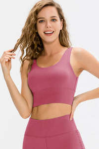 Thumbnail for Scoop Neck Long Sports Bra