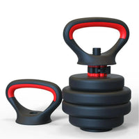 Thumbnail for Fitness Adjustable Metal Kettlebell Handle for Weight Plates Arm Strength Workout Kettle Bell Grip Dumbbell