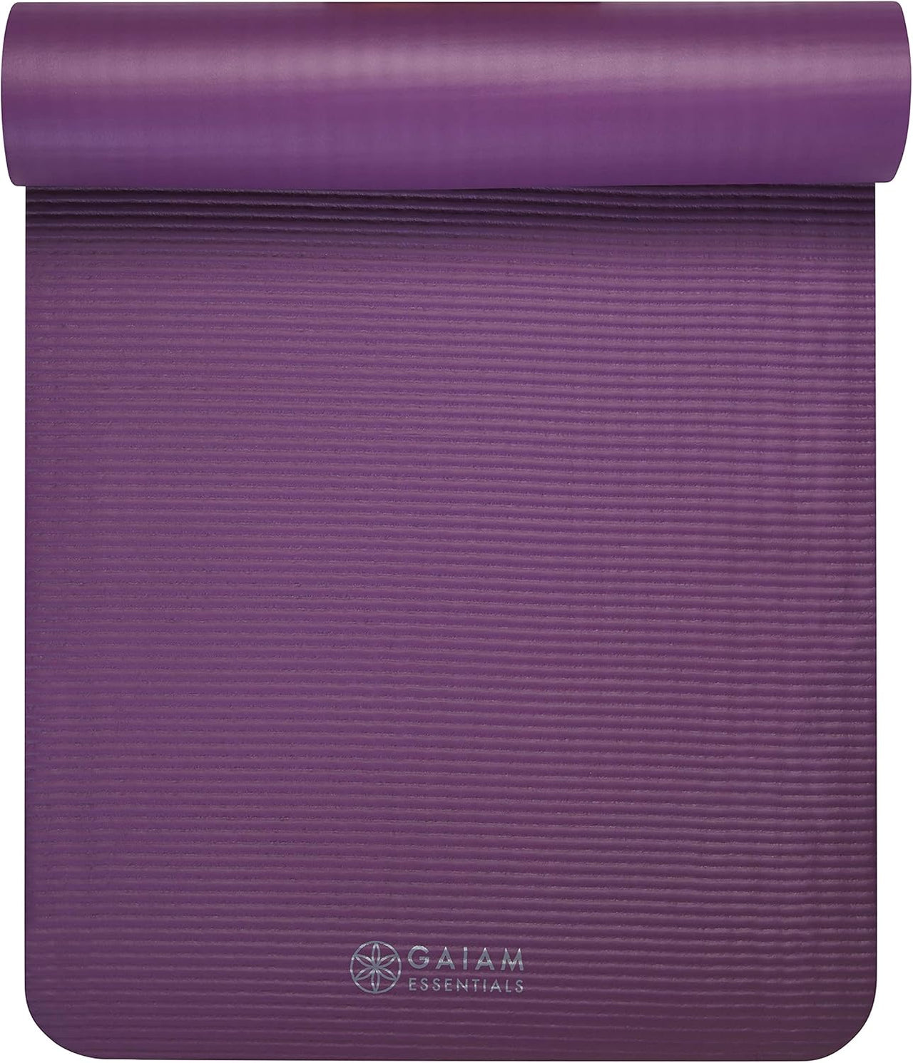 Essentials Thick Yoga Mat Fitness & Exercise Mat with Easy-Cinch Yoga Mat Carrier Strap, 72"L X 24"W X 2/5 Inch Thick