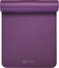 Thumbnail for Essentials Thick Yoga Mat Fitness & Exercise Mat with Easy-Cinch Yoga Mat Carrier Strap, 72