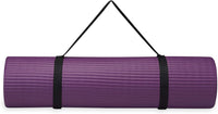 Thumbnail for Essentials Thick Yoga Mat Fitness & Exercise Mat with Easy-Cinch Yoga Mat Carrier Strap, 72